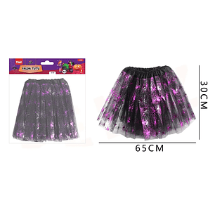 Falda Tutu De Halloween Morada 3065Cm