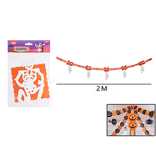 Guirnalda Esquieleto Humano Halloween 2M