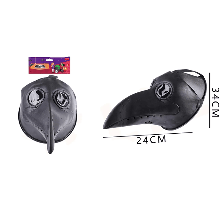 Mascara Cuervo Halloween 34Cm 1