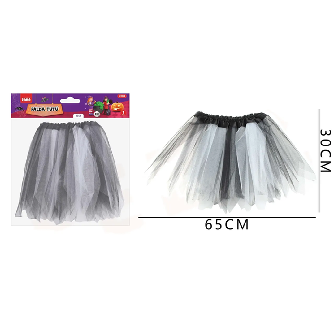 Falda Tutu De Halloween Blanco 3065Cm 1