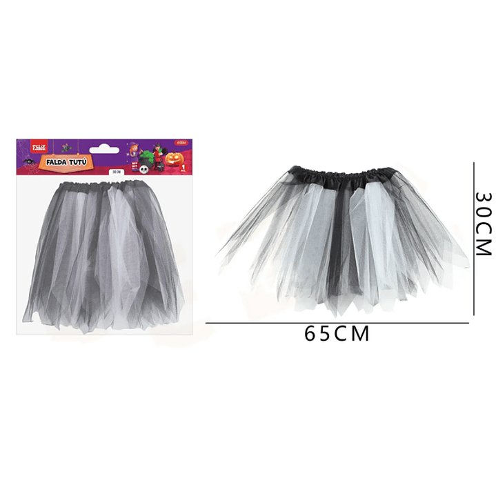 Falda Tutu De Halloween Blanco 3065Cm 1