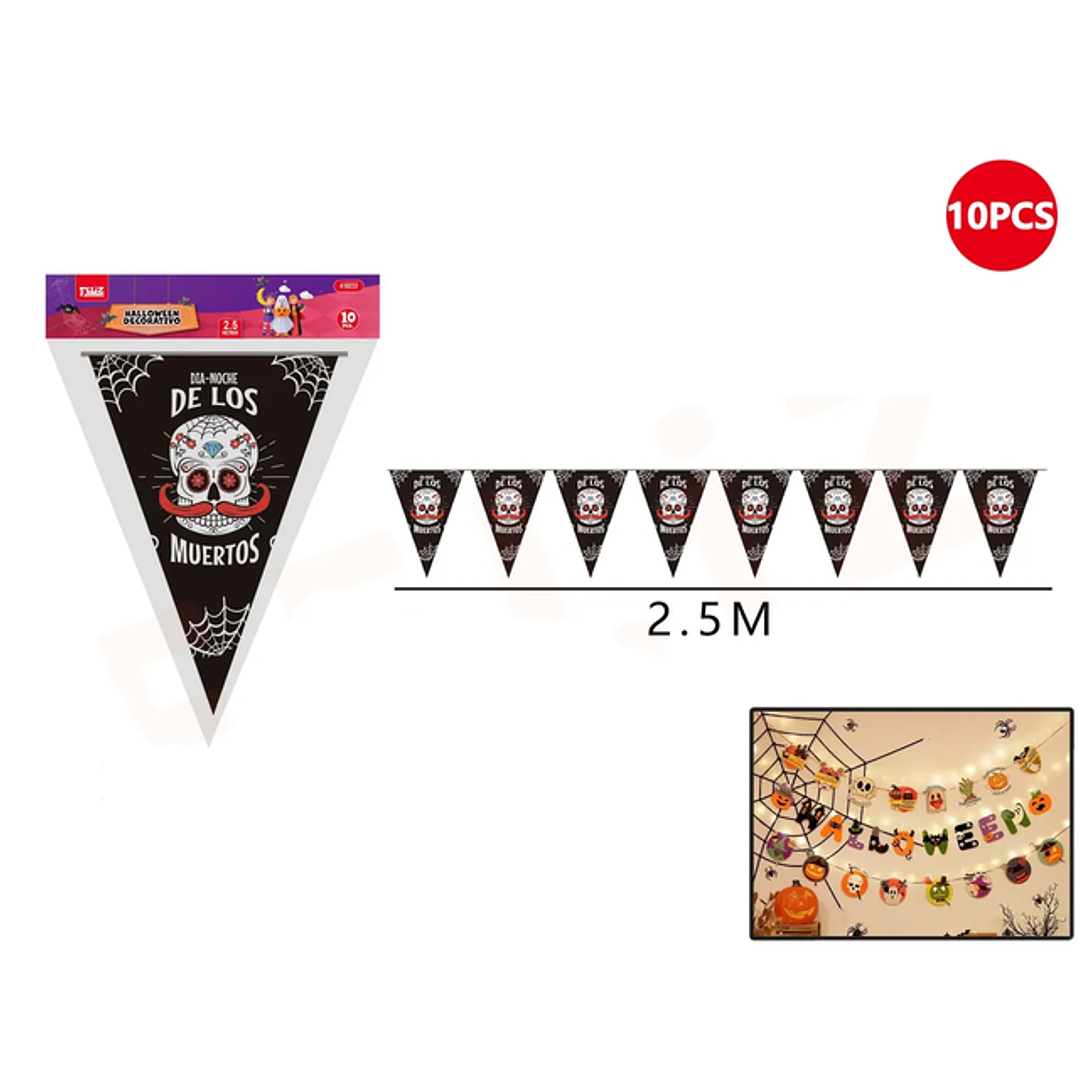 Banderin Catrin Halloween 25M 1