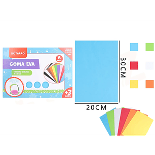 Goma Eva 3020Cm 6Hojas