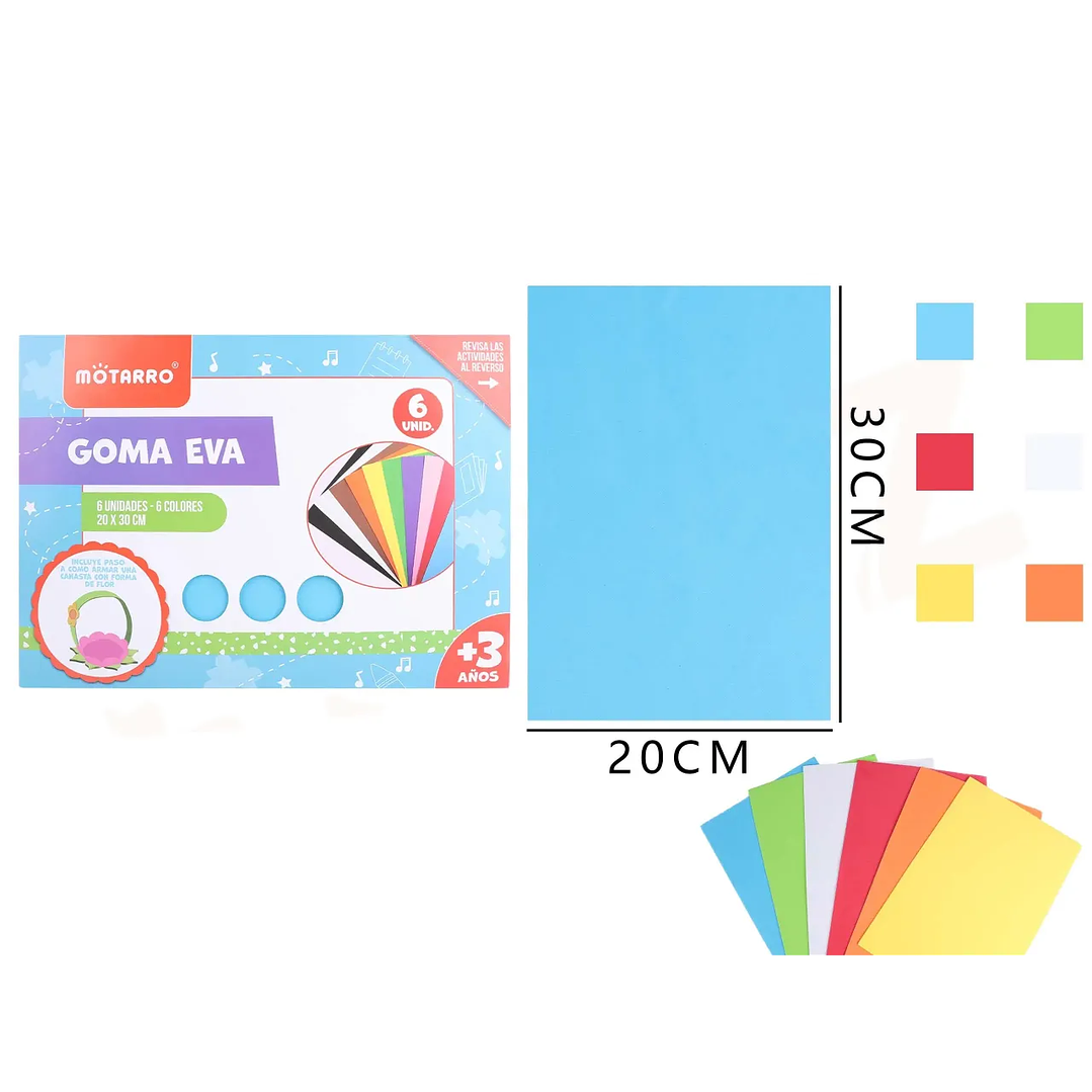 Goma Eva 3020Cm 6Hojas 1