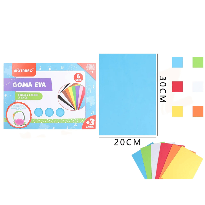 Goma Eva 3020Cm 6Hojas 1