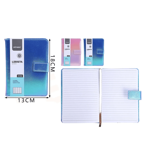 Libreta Degrade B6 192Hojas