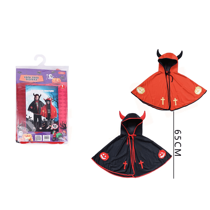 Capa Kids 65Cm Con Capucha 1