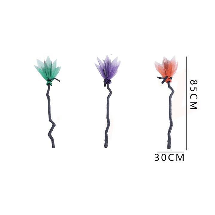 Escoba Halloween Doble Malla 85cm 1