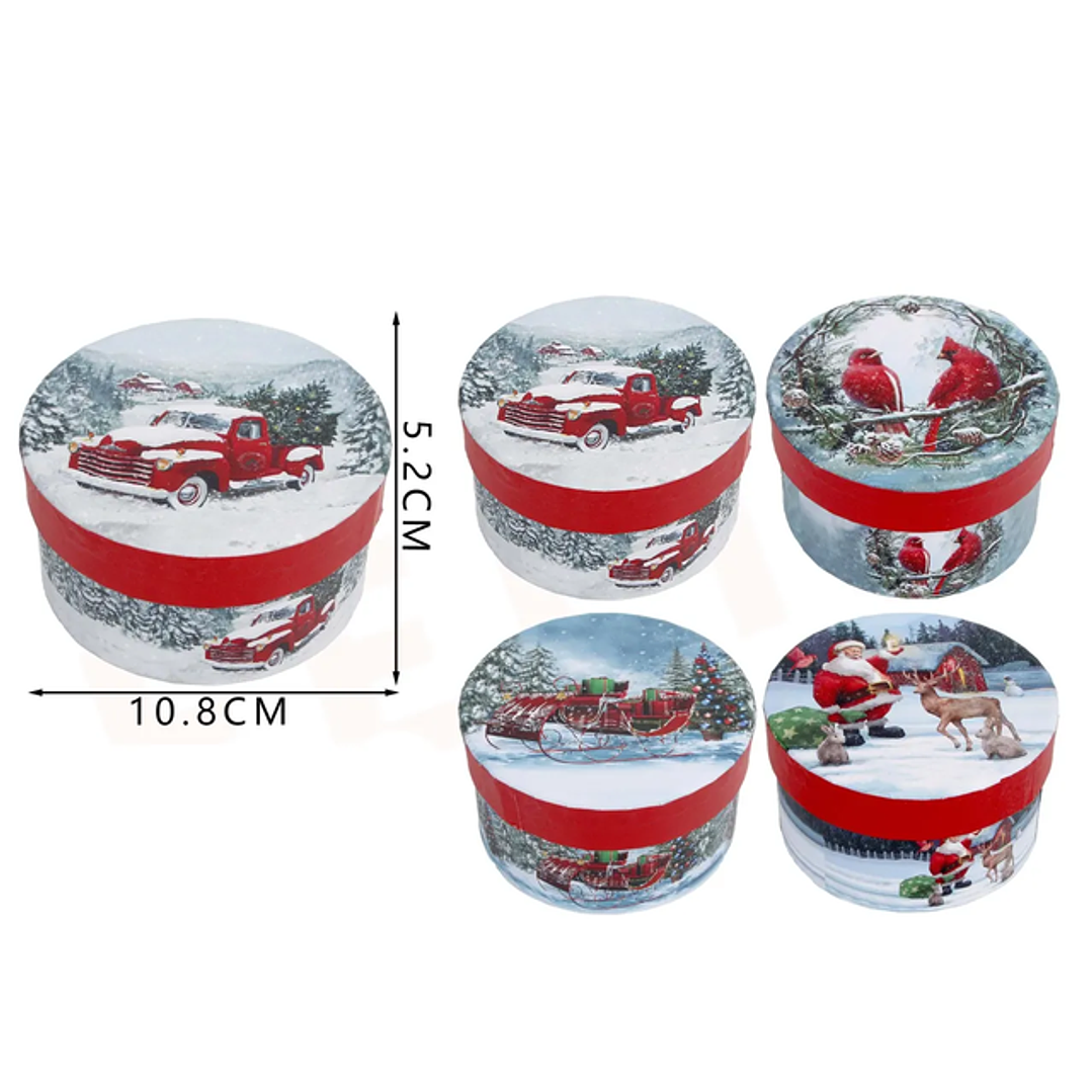 Caja de Regalo Nieve en Navidad 10.8*5.2cm 1