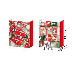 Bolsa de Regalo Presentes de Navidad 72*50*18cm XXL