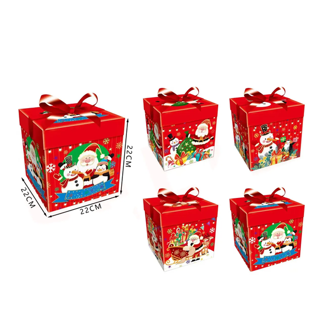 Caja de Regalo Amistad Navideña 22*22*22cm 1