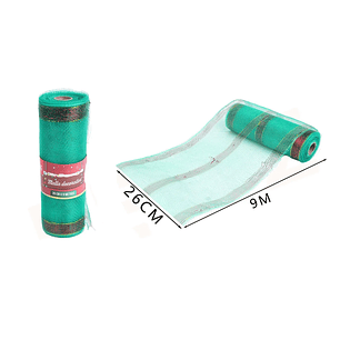 Malla Decorativa Turquesa Navidad 0.26*9M