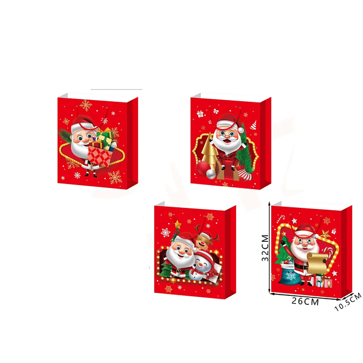 Bolsa de Regalo Navidad con San Nicolás 32*26*10.5cm M 1