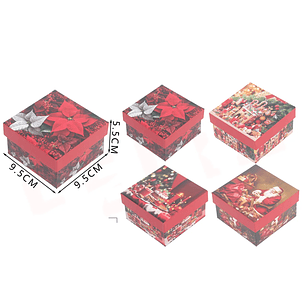 Caja de Regalo Flor de Navidad 9.5*9.5*5.5cm