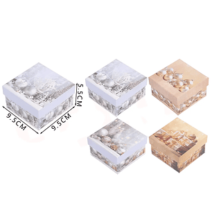 Caja de Regalo Bolas de Navidad 9.5*9.5*5.5cm