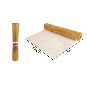 Malla Decorativa Detalle dorado Navidad 0.52*9M