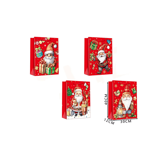 Bolsa de Regalo Navidad Santa Claus 40*30*12cm L