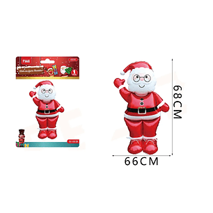 Globo Metálico Viejito Pascuero Navidad 66*68cm