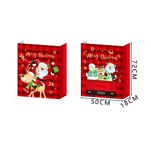 Bolsa de Regalo Santa y sus amigos 72*50*18cm XXL