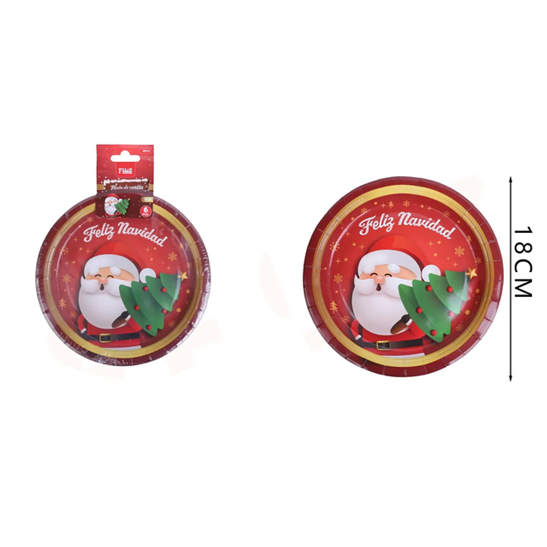 Plato Viejito Pascuero 18cm 6pcs 1