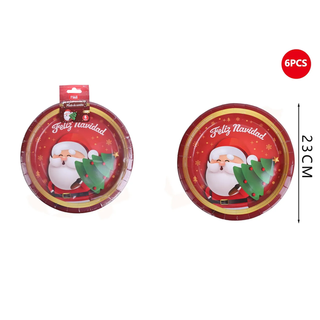 Plato Viejito Pascuero 23cm 6pcs 1