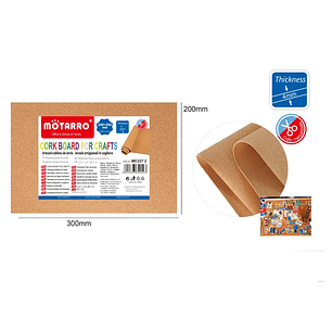 Tablero De Corcho 4Mm 2030Cm