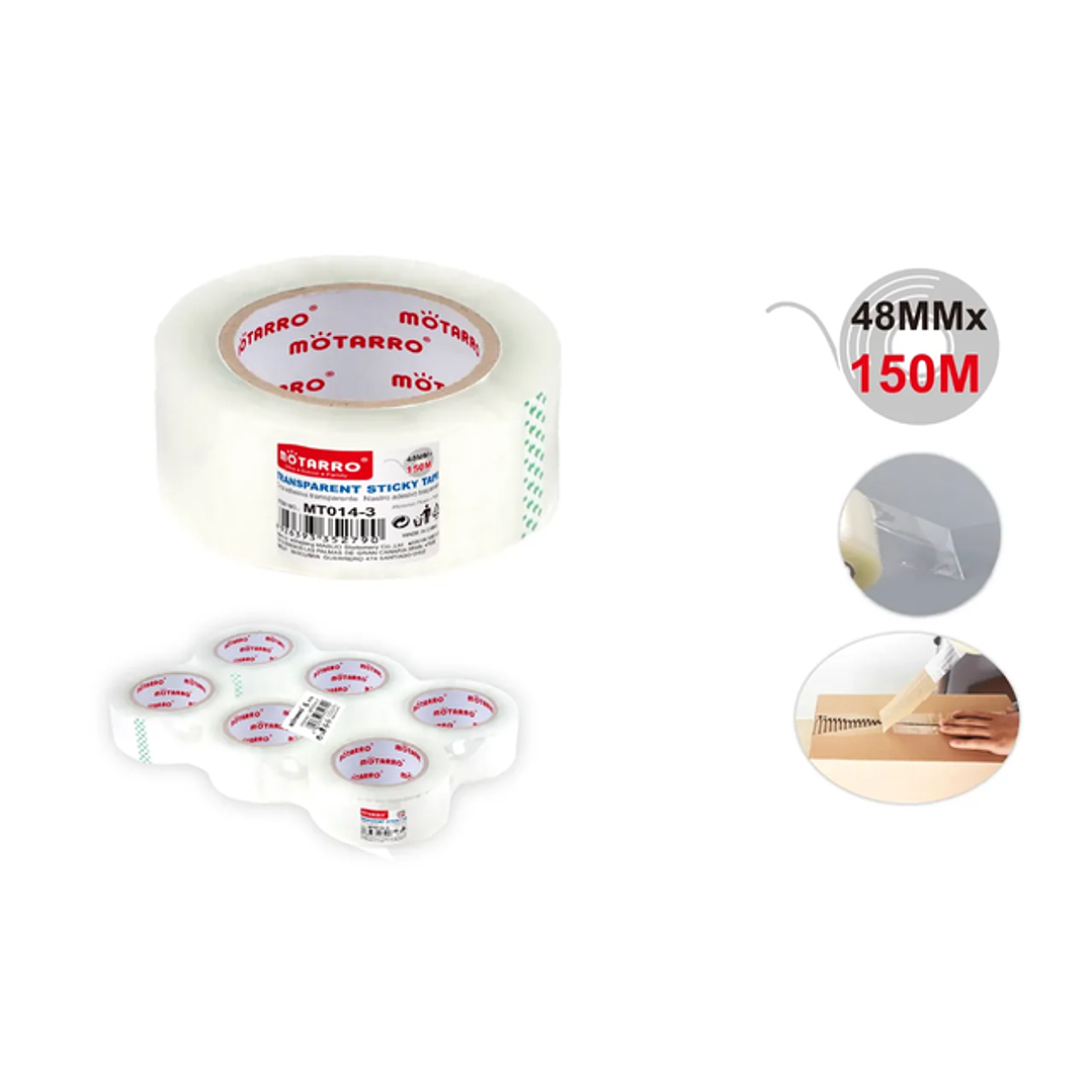 Cinta Adhesiva Trasparente 48150M 1