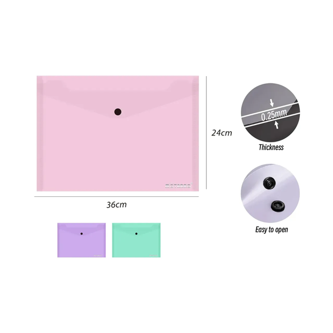 Carpeta Tipo Sobre Con Boton 1