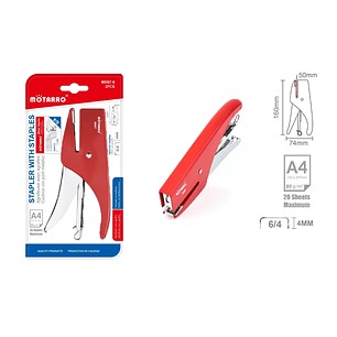 Corchetera Roja con corchetes