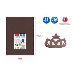 Papel Glitter Café 25pcs 50x70cm