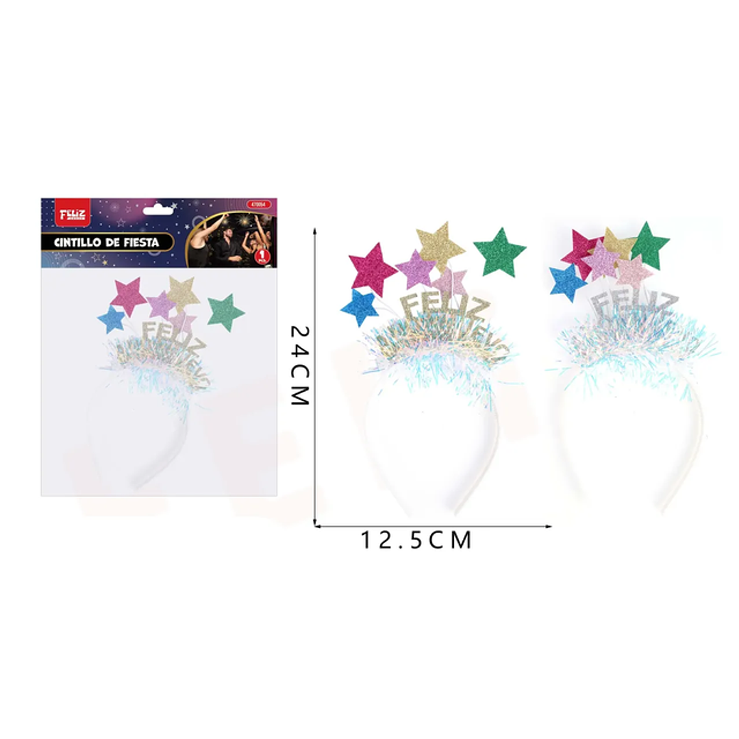Cintillo de año nuevo estrellitas 1