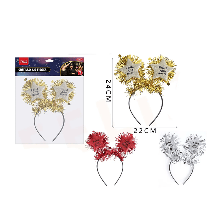 Cintillo de año nuevo estrella 1