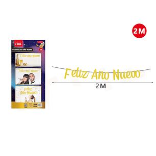 Guirnalda Letras Feliz Año Nuevo 2M