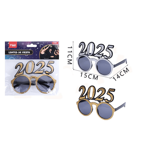 Lentes 2025 Dorado/ Plateado