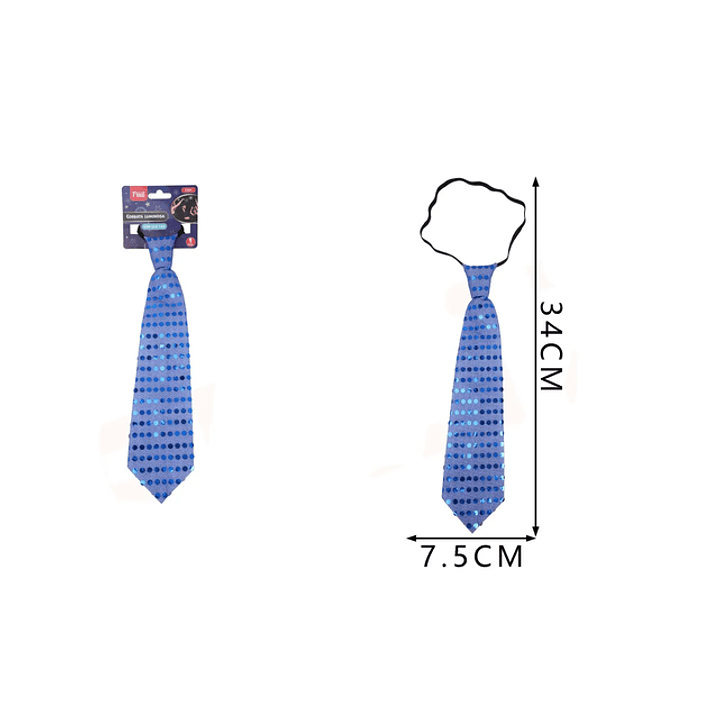 Corbata Azul con Luz 1