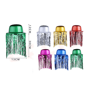 Gorro de Fiesta con Flecos de 30cm