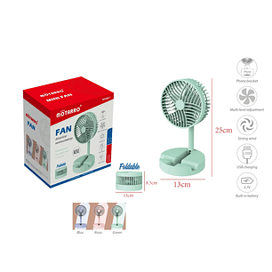 Ventilador Eléctrico de Mano Colores 25cm