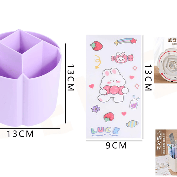 Portalápices Giratorio 13cm 1