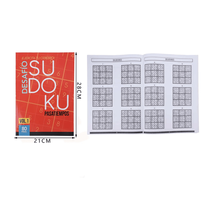 Sudoku Naranja 80Hojas 1