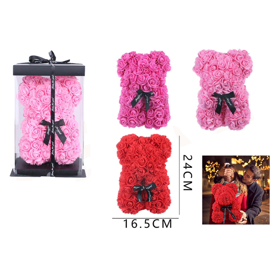 Oso de Rosas 24x16.5cm 1