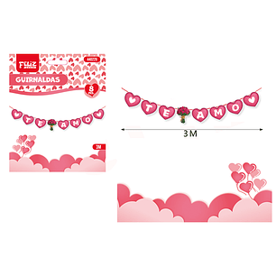 Guirnalda Te Amo 4.2M 8pcs
