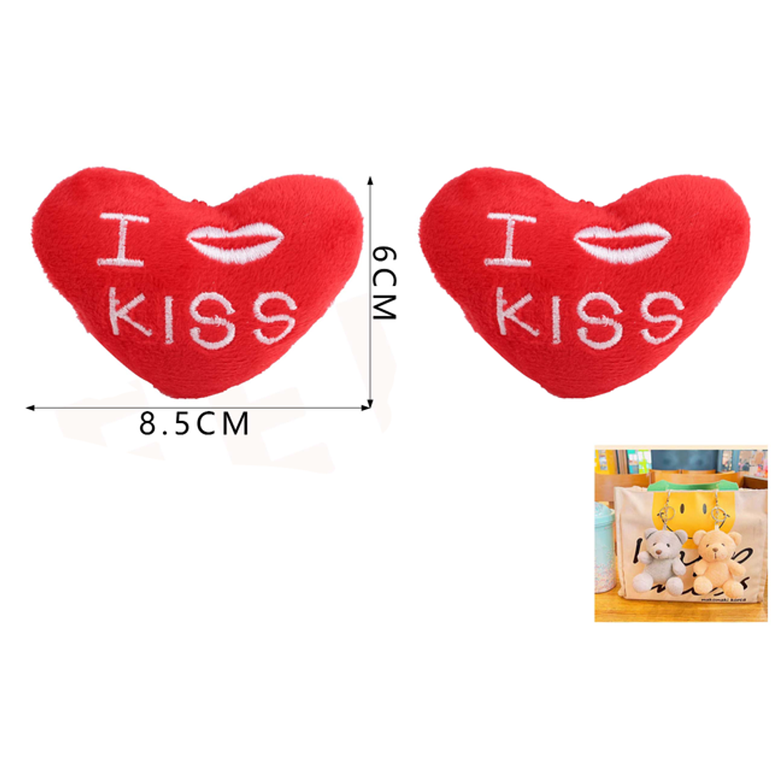Llavero Corazón Besos 8.5*6cm 1