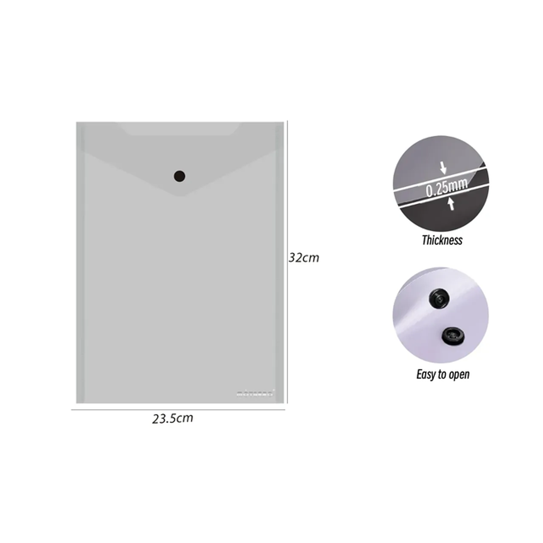 Carpeta Cboton A4 Gris 1