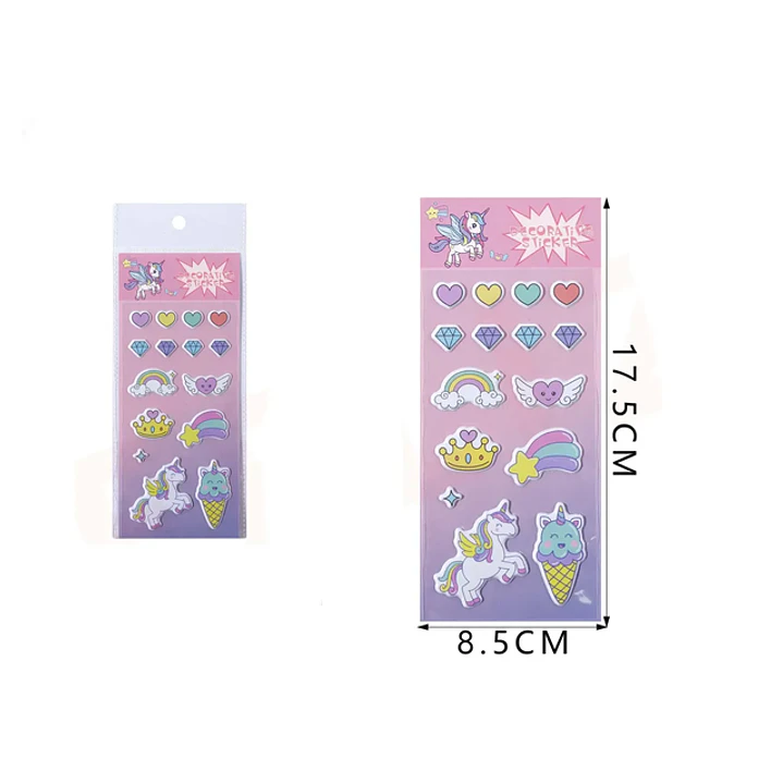Sticker Unicornio 17.5x8.5cm 1