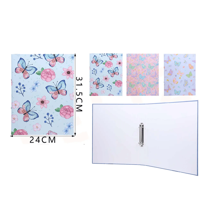 Carpeta Con Anillas Mariposa A4 1