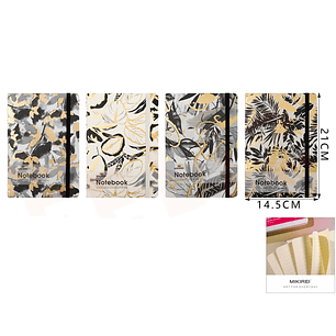 Libreta Golden 96Hojas 21x14.5cm