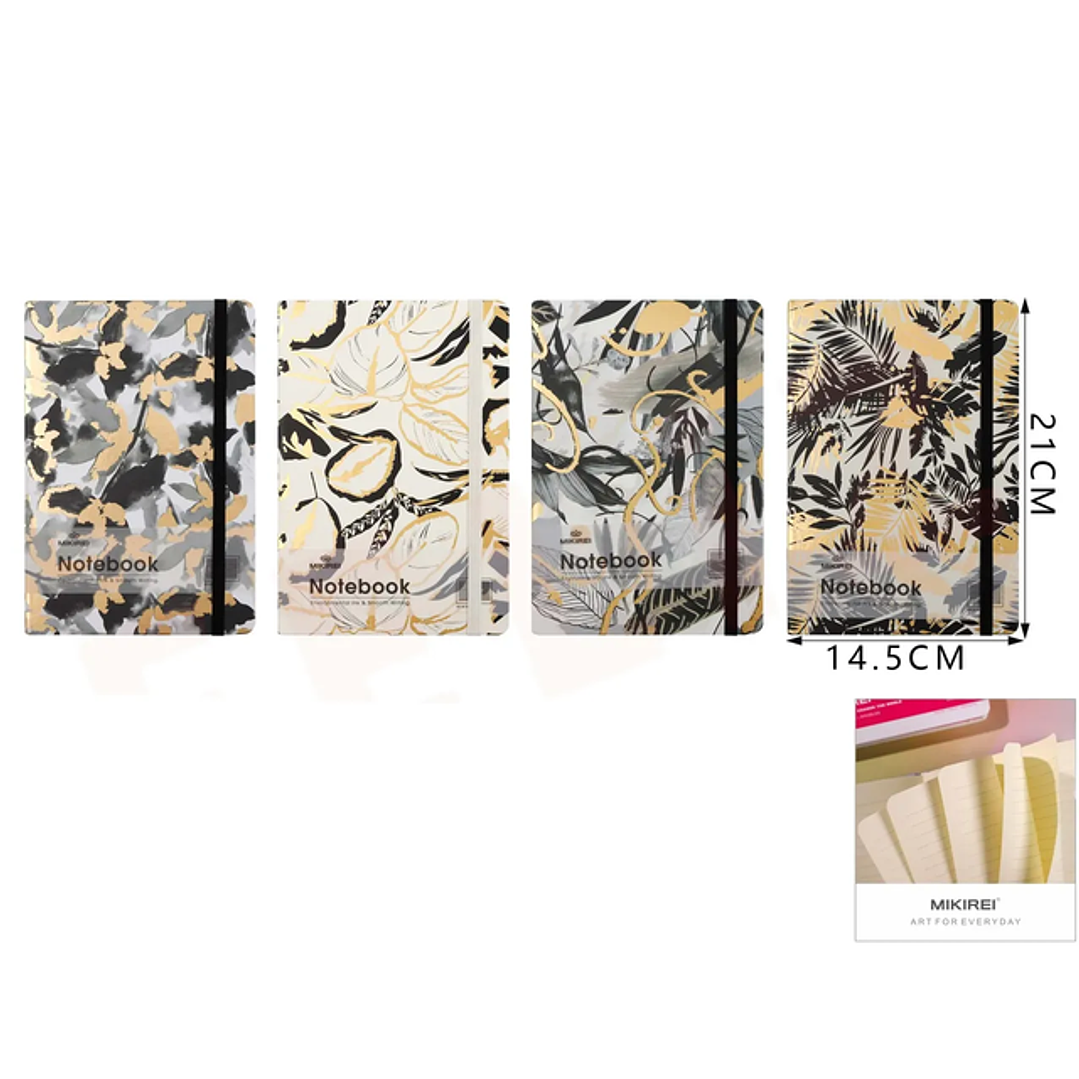 Libreta Golden 96Hojas 21x14.5cm 1