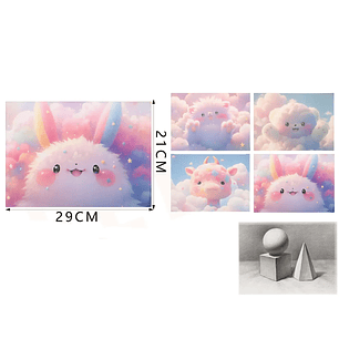 Block de Dibujo Cute 16Hjs 21*29cm