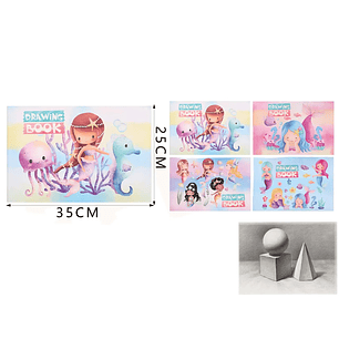 Block de Dibujo Sirena 16Hojas 25x35cm