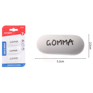 Goma de Borrar 3pcs